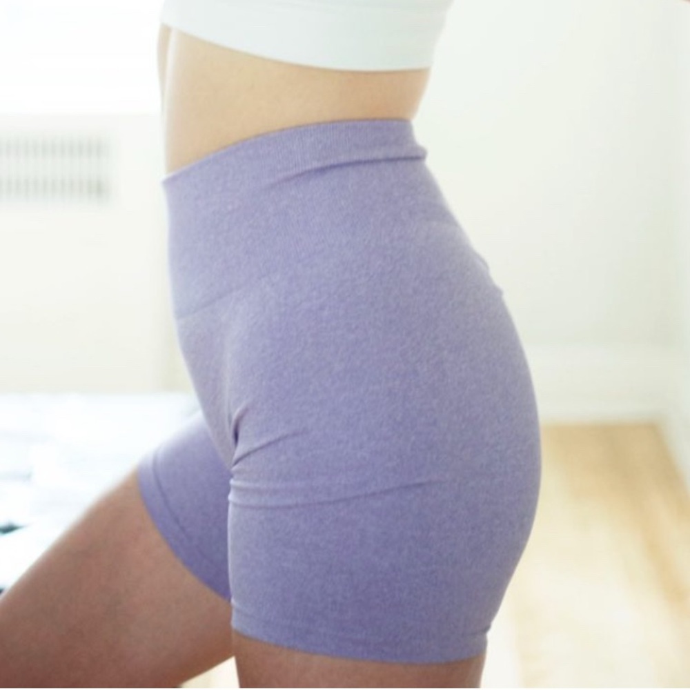 NVGTN High Waist Purple Women's Shorts